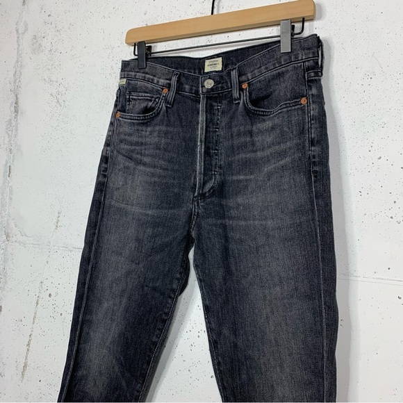 Citizens Of Humanity Olivia High Rise Slim Ankle Button Fly Jeans Size 28 - Picture 4 of 12